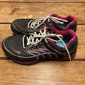 Merrell Mix Master Glide Trail Running Shoes Size 7 Black Purple